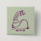 Verkeerslichten met verlaagde lichtsterkte vierkante button 5,1 cm (Voorkant)