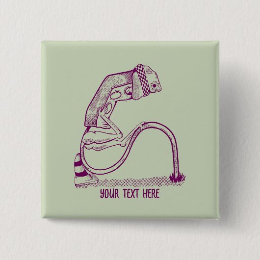 Verkeerslichten met verlaagde lichtsterkte vierkante button 5,1 cm (Voorkant)