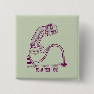 Verkeerslichten met verlaagde lichtsterkte vierkante button 5,1 cm