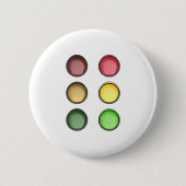 Verkeerslichten Ronde Button 5,7 Cm (Voorkant)