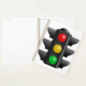 Verkeerslichten rood geel groen signaal planner (Display)