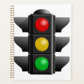 Verkeerslichten rood geel groen signaal planner (Voorkant)