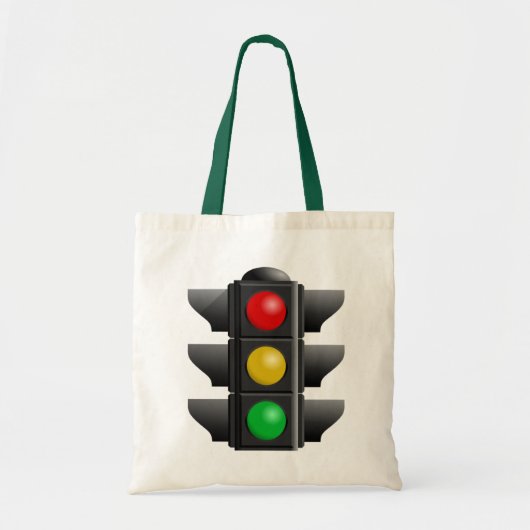 Verkeerslichten rood geel groen signaal tote bag (Voorkant)