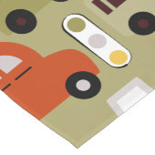 Verkeerslichten Sinaasappel auto's patroon Lange Tafelloper (Hoek)