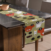 Verkeerslichten Sinaasappel auto's patroon Lange Tafelloper