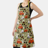 Verkeerslichten Sinaasappel auto's patroon Schort (Insitu)