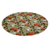 Verkeerslichten Sinaasappel auto's patroon Snijplank (Hoek)