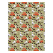 Verkeerslichten Sinaasappel auto's patroon Tafelkleed (Voorkant)