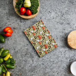 Verkeerslichten Sinaasappel auto's patroon Theedoek