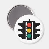 Verkeerslichten Straatbord Magneet (Voorkant / Achterkant)