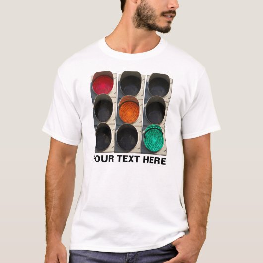 Verkeerslichten T-shirt (Voorkant)