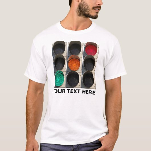 Verkeerslichten T-shirt (Voorkant)