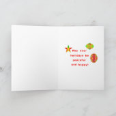 Verkeerslichten Vakantie Groeten Feestdagen Kaart (Binnen)