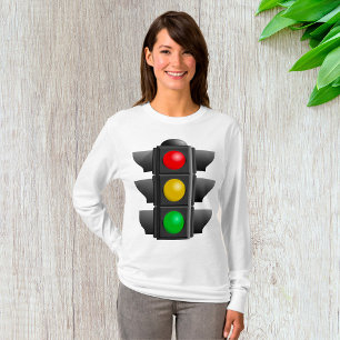 Verkeerslichten Vrouwen Lange-Sleeve T-shirt