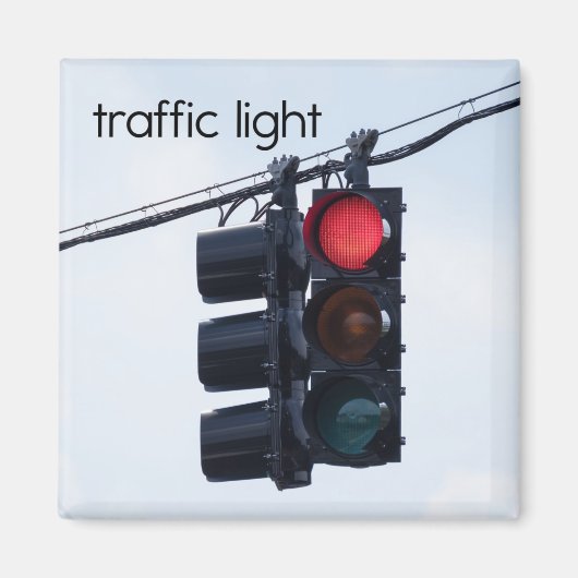 Verkeerslichtkoelkast Magnet (Voorkant)