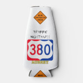 Verkeersnachtmerrie! Op US 380, Aubrey, TX Flesjeskoeler (Voorkant)