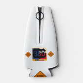 Verkeersnachtmerrie! Rijden op US 380, Celina, TX, Flesjeskoeler (Achterkant)