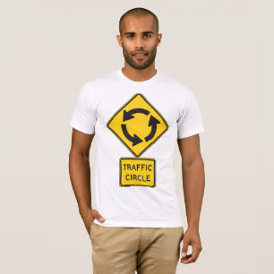 verkeersomgeving Teken Geel Mannen T-Shirt