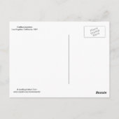 Verkeersongeval, Los Angeles 1951 Vintage Briefkaart (Achterkant)