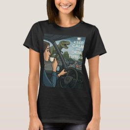 Verkeersopstopping Dino T-shirt