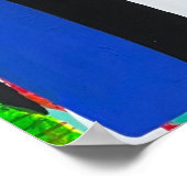 Verkeerspam 24 x 24 Poster (Hoek)