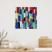 Verkeerspam 24 x 24 Poster (Keuken)