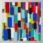 Verkeerspam 24 x 24 Poster (Voorkant)