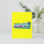 Verkeerspam Briefkaart (Staand voorkant)