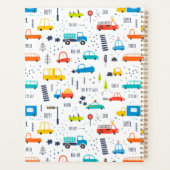 Verkeerspatroon voor auto's in de vorm van een ver planner (Achterkant)