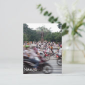 verkeersschip hanoi blur briefkaart (Staand voorkant)