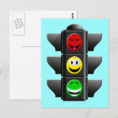 VERKEERSSIGNAAL BRIEFKAART (Voorkant / Achterkant)