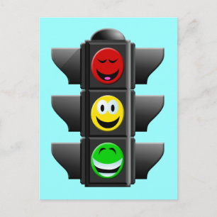 VERKEERSSIGNAAL BRIEFKAART