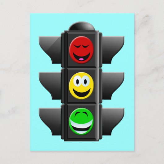 VERKEERSSIGNAAL BRIEFKAART (Voorkant)