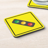 Verkeerssignaal Hard plastiek onderzetter (Linkerzijde)