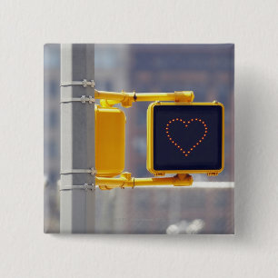 verkeersteken vierkante button 5,1 cm