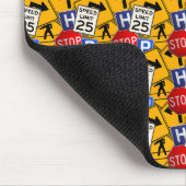 Verkeerstekens Muismat (Hoek)