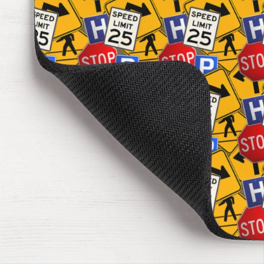 Verkeerstekens Muismat (Hoek)