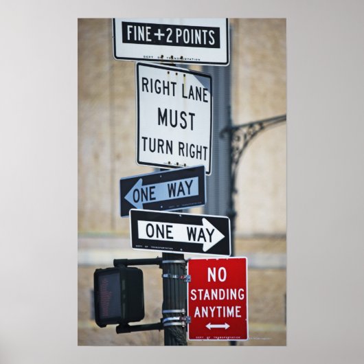 Verkeerstekens Poster (Voorkant)