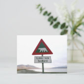 Verkeerstekens voor poolberen briefkaart (Staand voorkant)