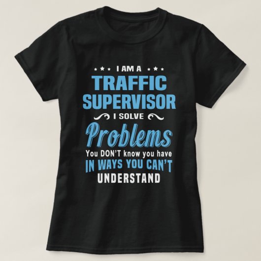 verkeerstoezichthouder t-shirt (Design voorkant)