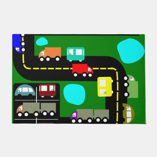 verkeerstoren deurmat (Voorkant)