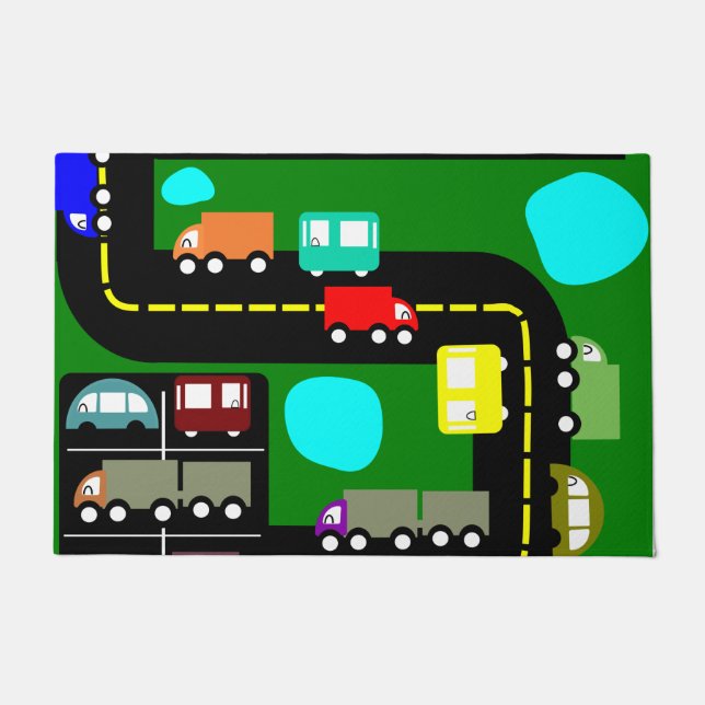 verkeerstoren deurmat (Voorkant)