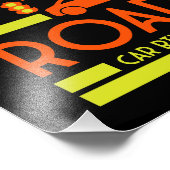 verkeersveiligheid op de fiets foto afdruk (Hoek)