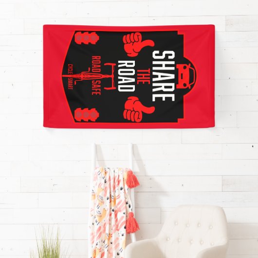 verkeersveiligheid op de fiets spandoek (Insitu)