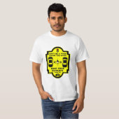 verkeersveiligheid op de fiets t-shirt (Voorkant volledig)