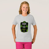 verkeersveiligheid op de fiets t-shirt (Voorkant volledig)