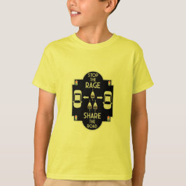 verkeersveiligheid op de fiets t-shirt