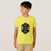 verkeersveiligheid op de fiets t-shirt (Voorkant volledig)