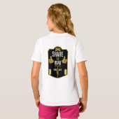 verkeersveiligheid op de fiets t-shirt (Achterkant volledig)