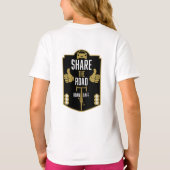 verkeersveiligheid op de fiets t-shirt (Achterkant)